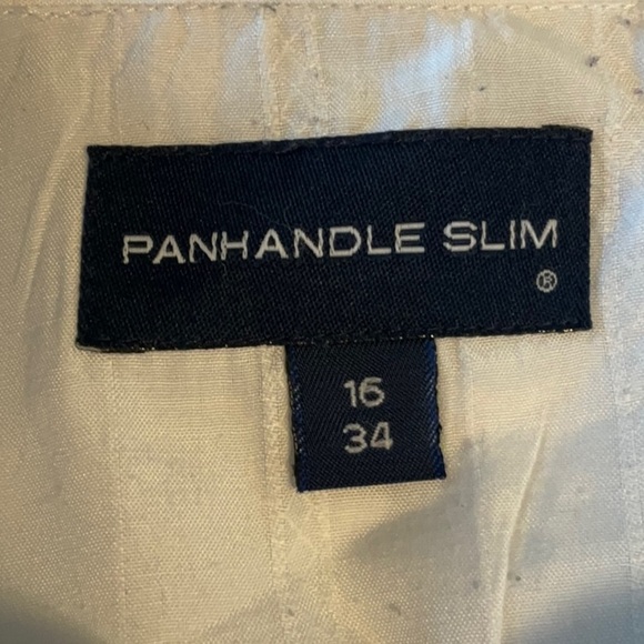 Panhandle Slim White Casual Button Down Shirt - Picture 8 of 11